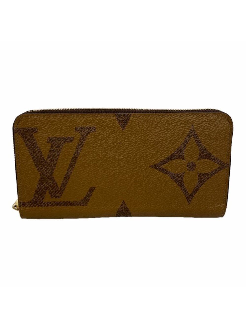Louis Vuitton Wallet Monogram Giant Reverse Zippy Brown
